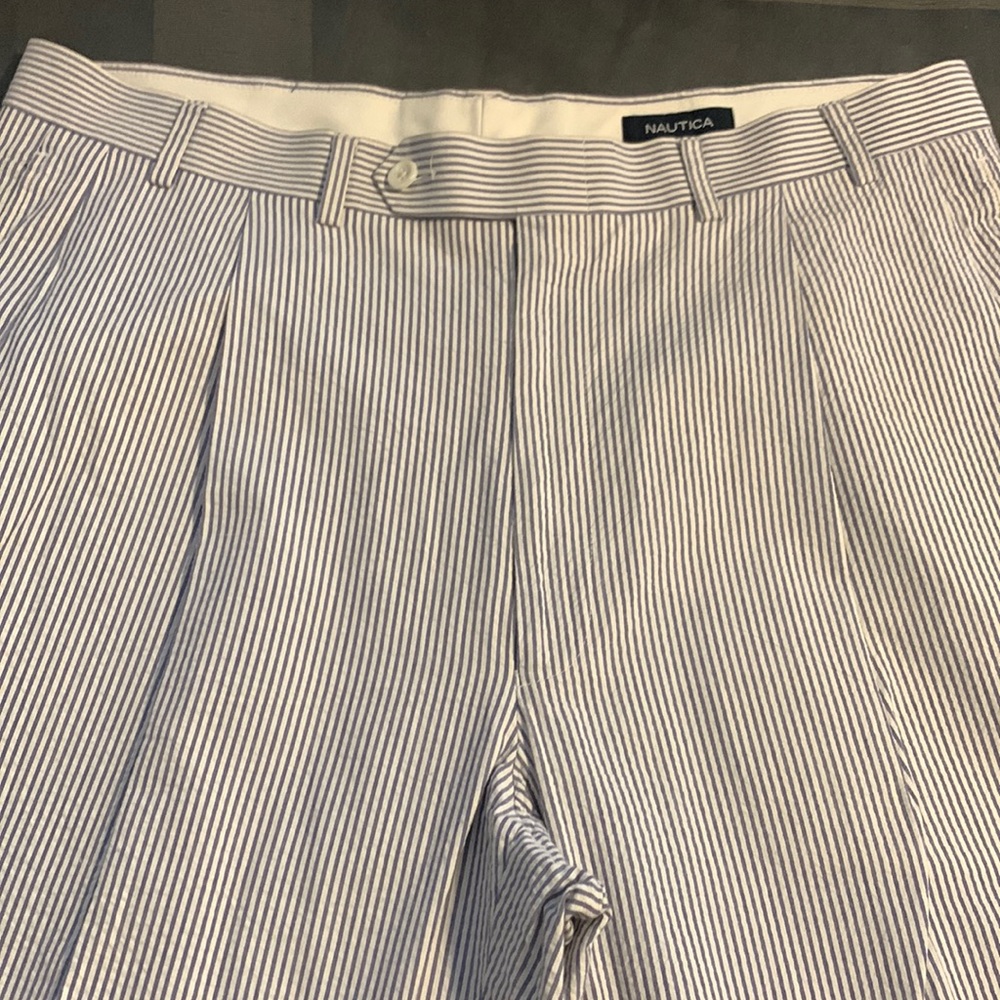 Native seersucker suit pants